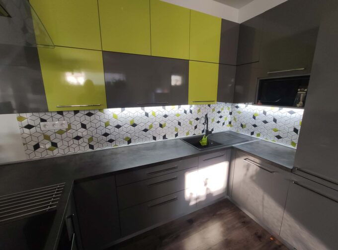 Handmade Diamond Mosaic Tiles in Multicolor Arrangements