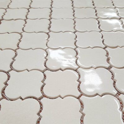 Ceramic Tile Mosaic Arabesque Beige