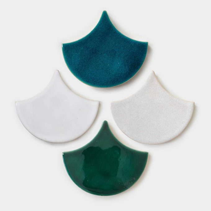 Ceramic Fish Scale Tile Samples - big