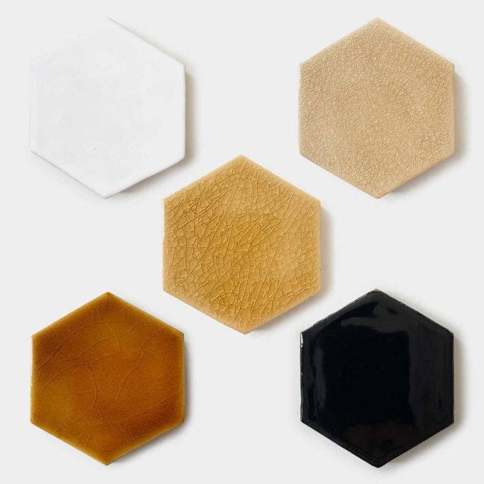 Ceramic Tile Hexagon - Samples
